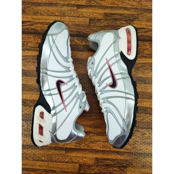 Nike Women's Air Max Torch SL Stripe White Leather Running Shoes 9 US - Picture 5 of 9